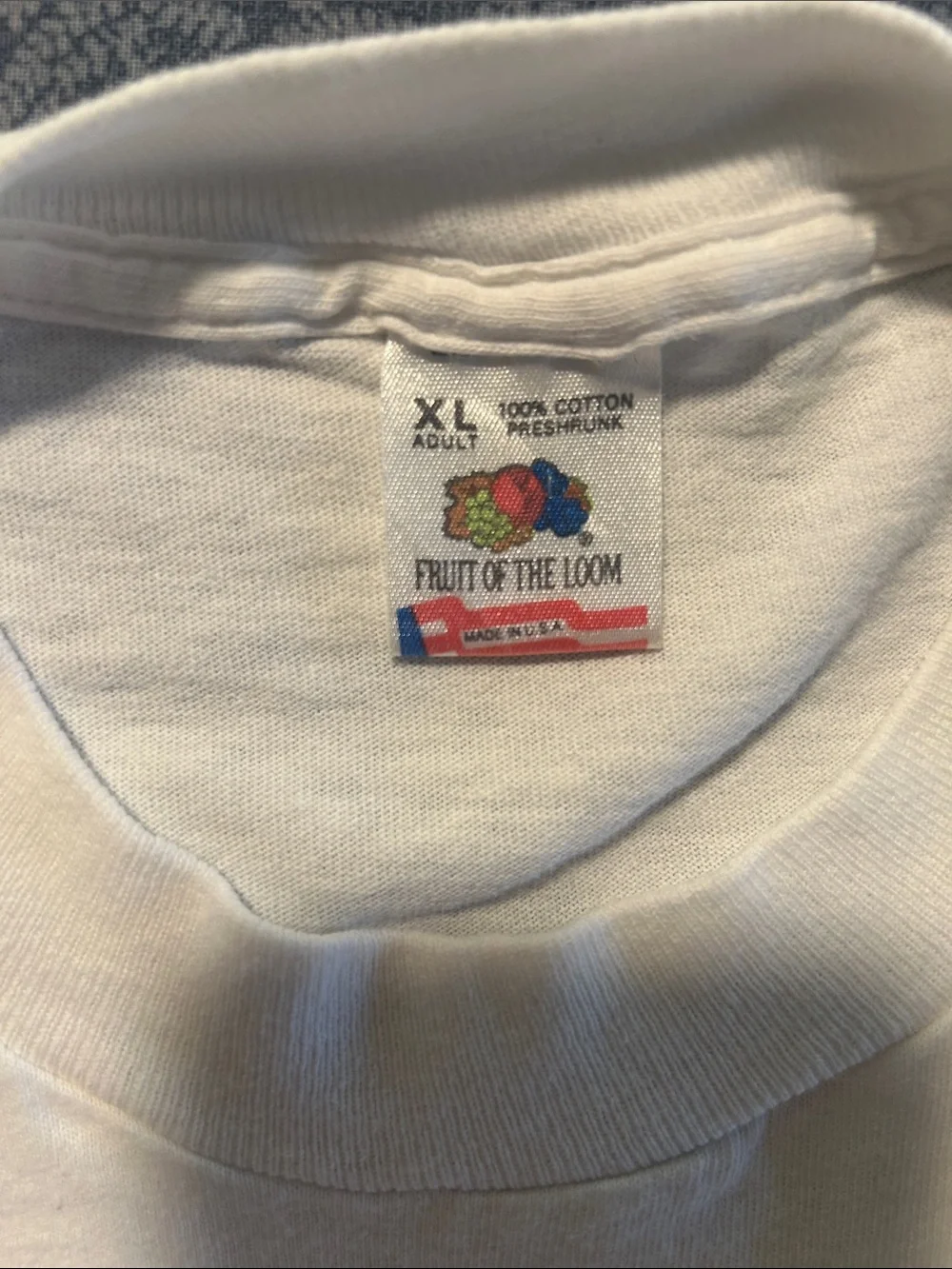 90’s Vintage Marlboro White Tee with Green Cactus and Blue Desert Print Pocket T
